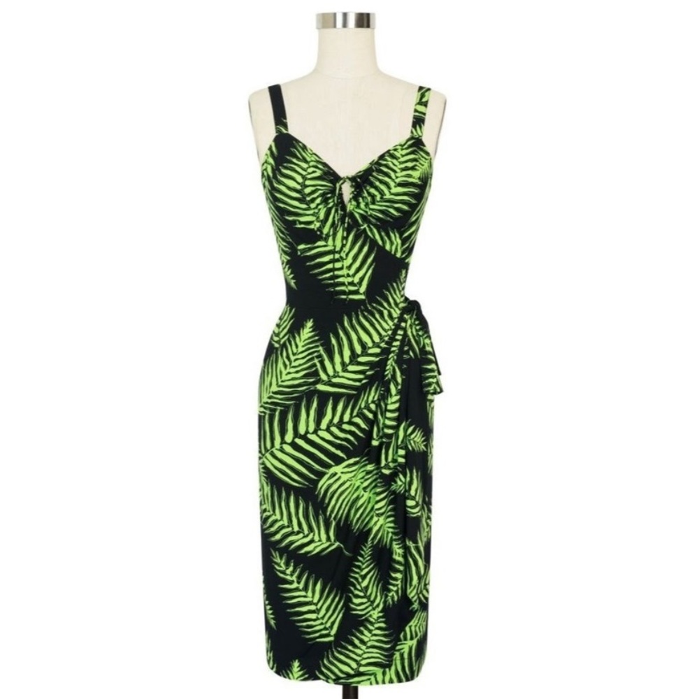 ISO - Trashy Diva L’Amour Sarong Psychedelic Ferns Dress Size 4